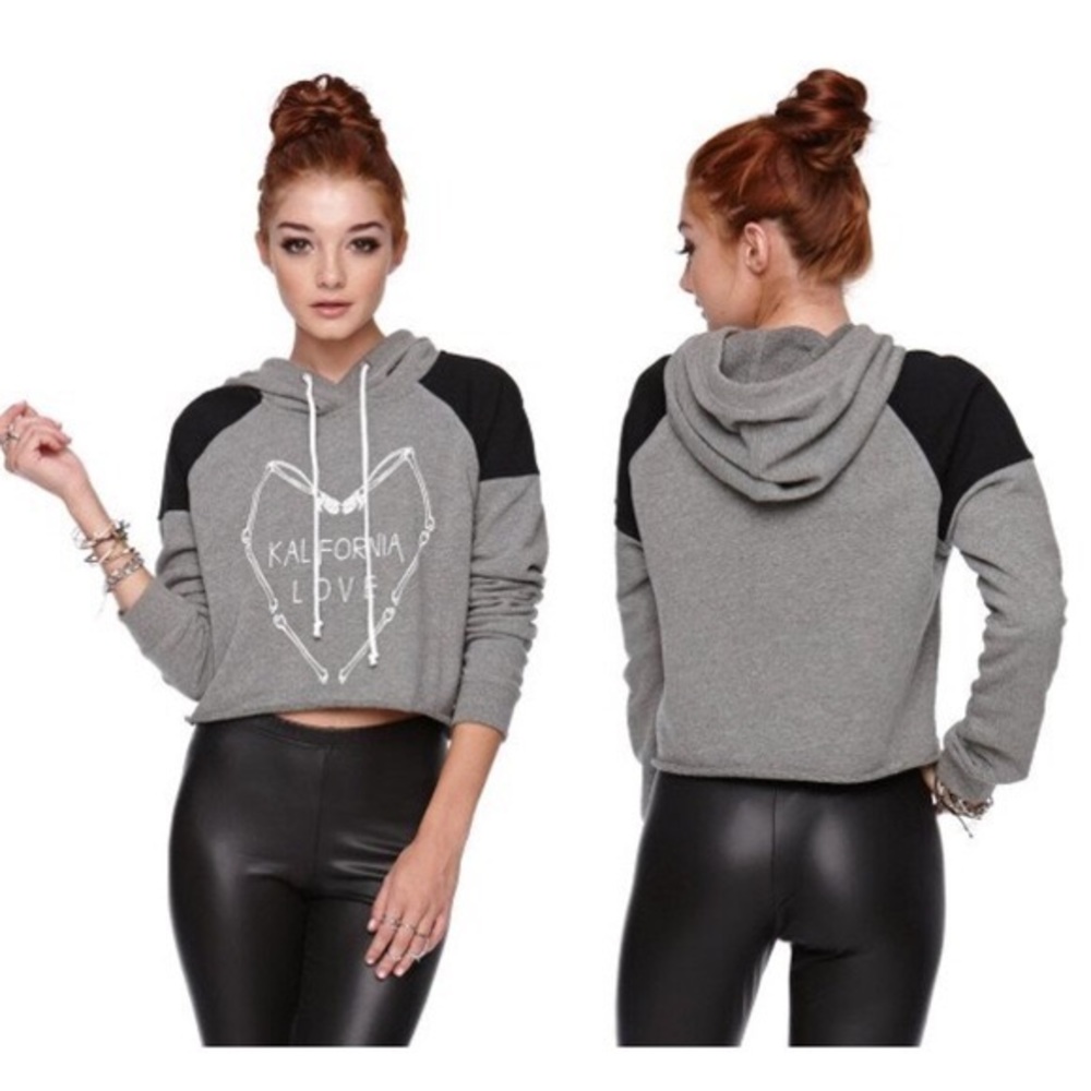 Kendall & Kylie cropped sweater